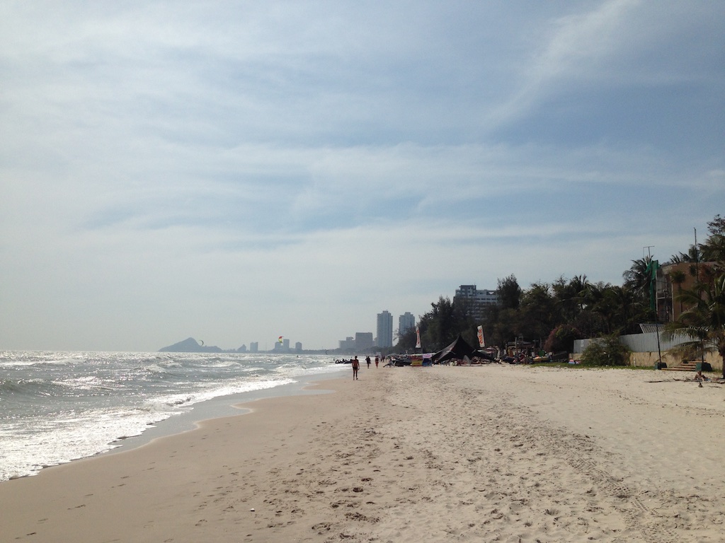 Stranden i Hua Hin