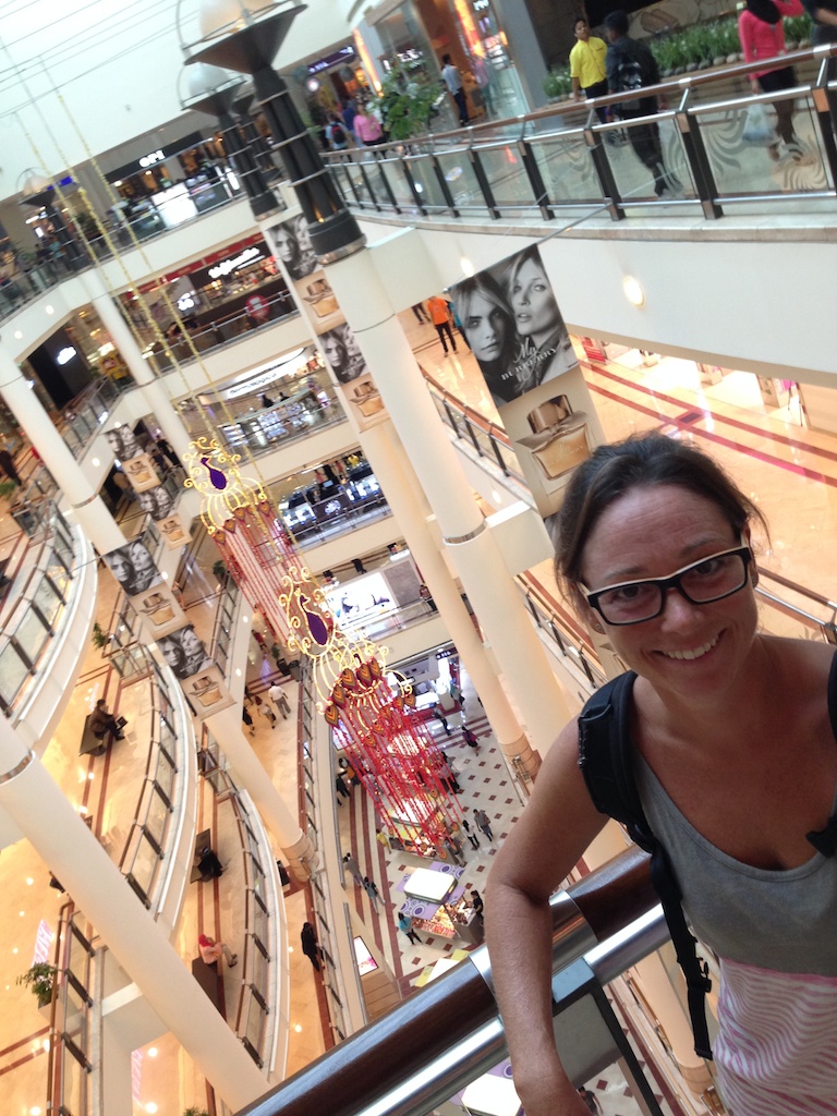 Helene i shopping mall
