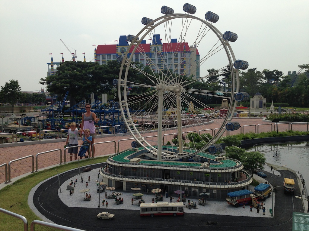 Legomodel af Singapore Flyer