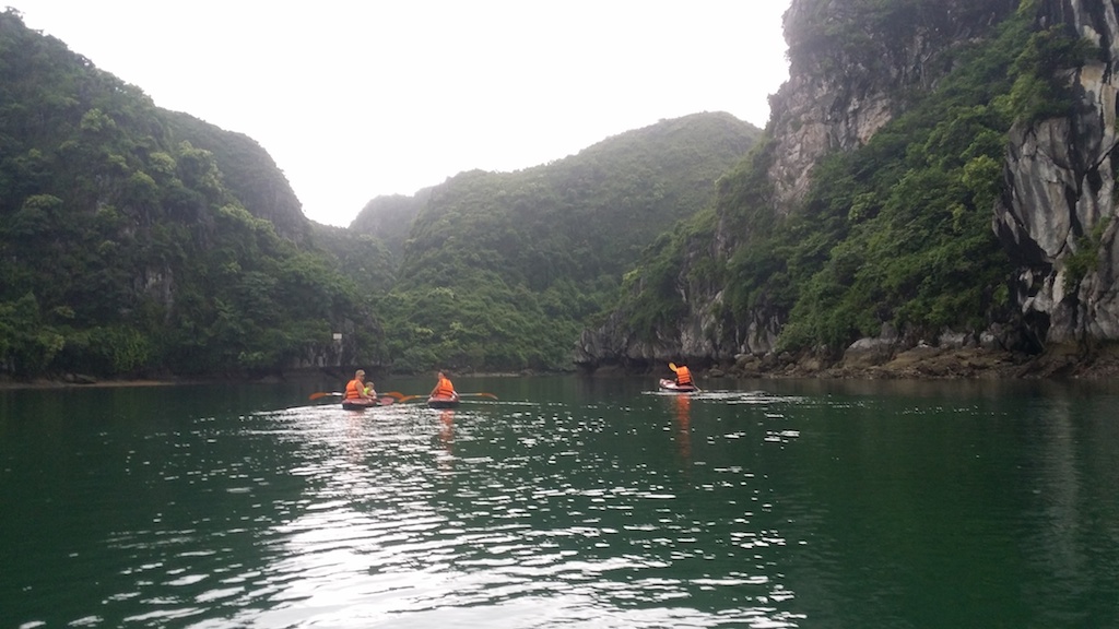 Kajak i halong Bay