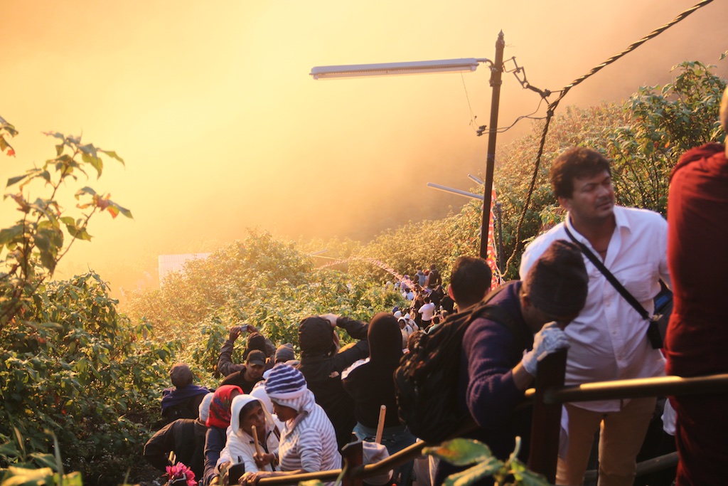 Solopgang på Adams Peak